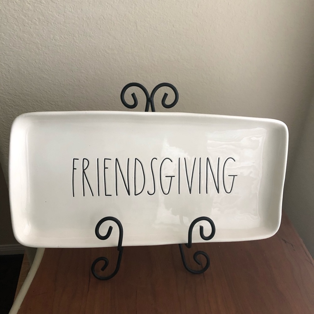 Rae Dunn Friendsgiving platter